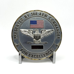 CHALLENGE COIN – Commander 386th Air Expeditionary Wing Ali Al Salem Kuwait