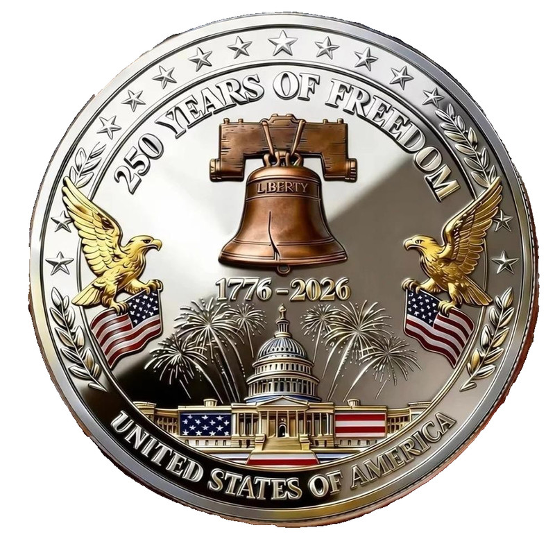 Celebrating America 250 Years Of Freedom 1776-2026 United States Of America Coin gallery