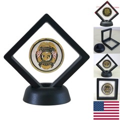 Clear Coin and Medal Display Case – Modern Floating Holder for Collectors