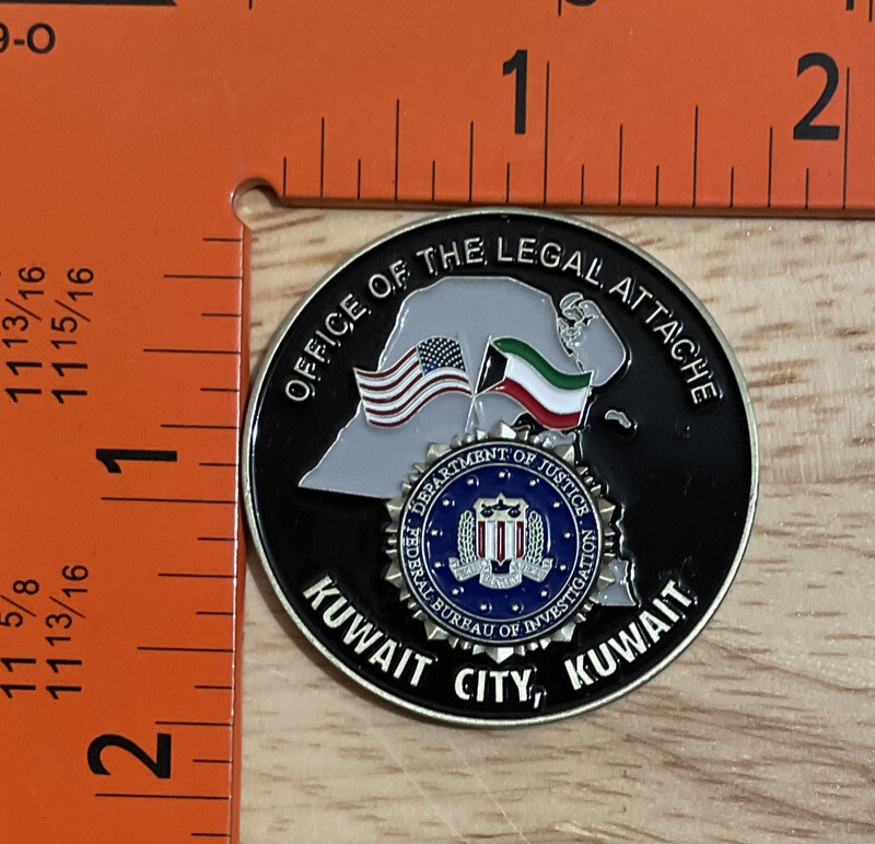 FBI Office Of The Legal Attache Kuwait & Riyadh, Saudi Arabia ChallengeCoin gallery