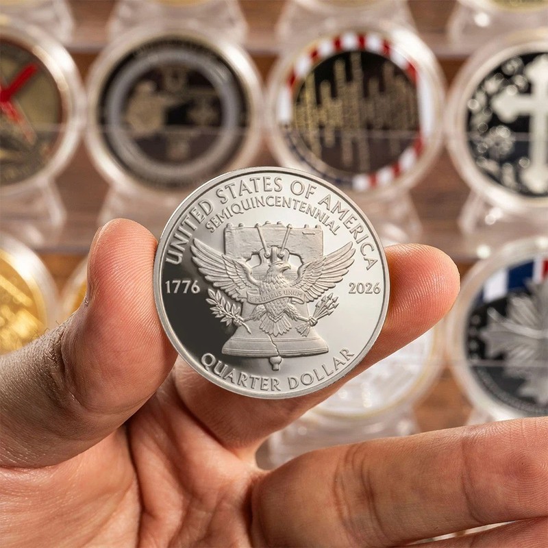 1776–2026 America 250th Anniversary Commemorative Washington Coin Patriotic Gift gallery
