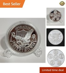 1990-1991 Operation Desert Storm Veteran Kuwait War Commemorative Challenge C…