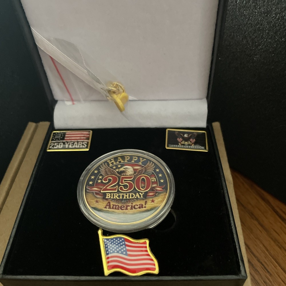United States 250 Anniversary Challenger Coin Commemorative Collectible 1 pc