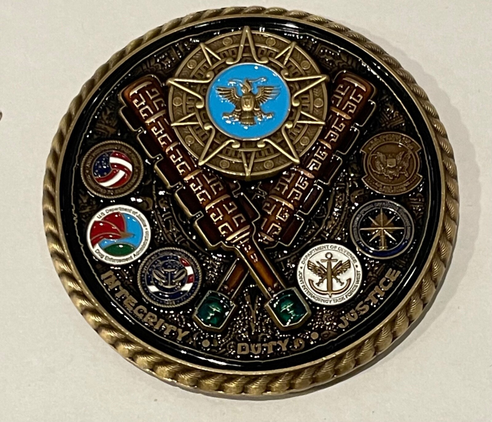 US Embassy Mexico City Information Analysis Center Challenge Coin gallery