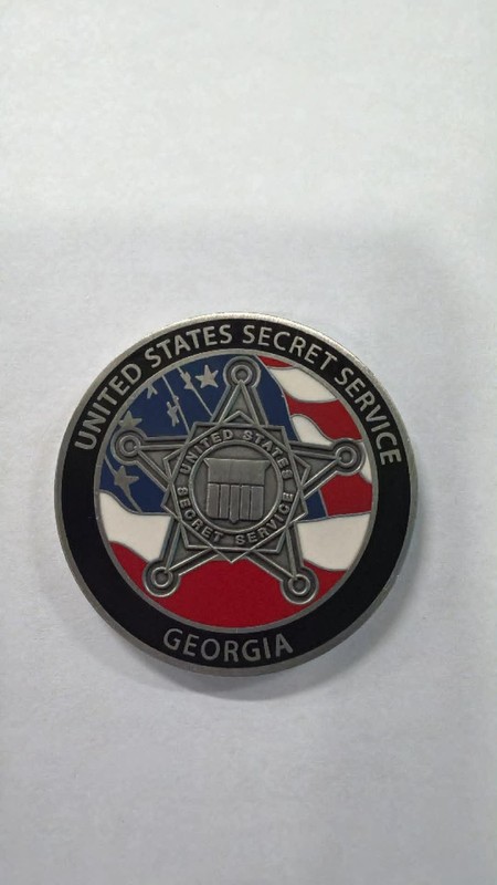 US Secret Service ATLANTA Law Enforcement Challenge Coin gallery