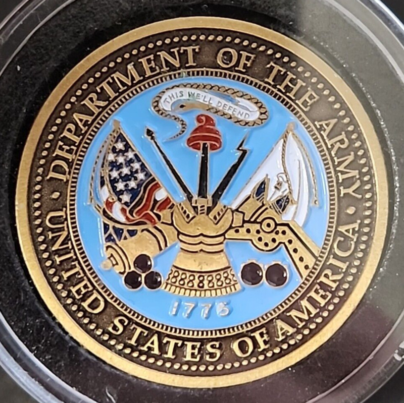Army of One-Second to None-Dept of Army 2 Sided Challenge Coin 1 1/2" gallery