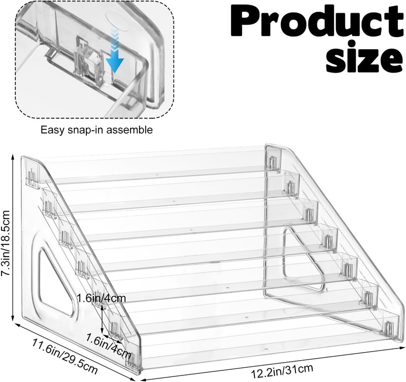 Military Challenge Coin Holder Display Stand 7 Layer Large Capacity Acrylic M... gallery