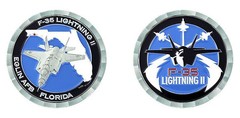 EGLIN AIR FORCE BASE F-35 LIGHTNING II COIN