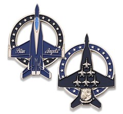 F/A-18E Super Hornet Blue Angels US Navy Challenge Coin