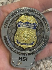 🔥HSI DEA CHALLENGE COIN 🔥Handcuff EL Dorado Task force.