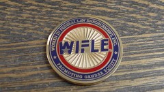 Women In Federal Law Enforcement WIFLE Challenge Coin #D698