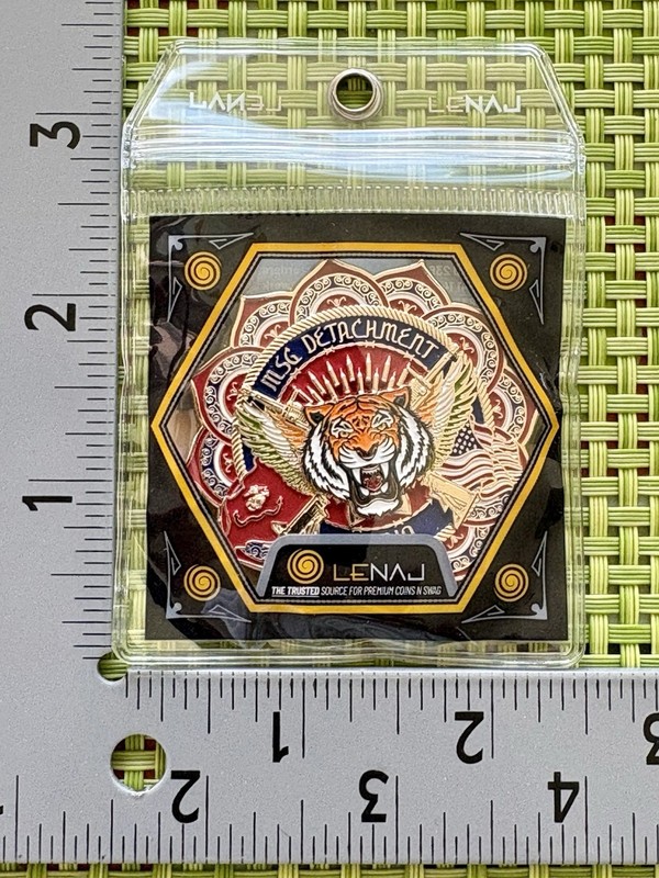New Delhi Marine Security Guard Coin - FBI DEA ATF HSI MSG USSS Det Embassy gallery