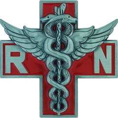 Nurse Thank You Medallion Antique Silver