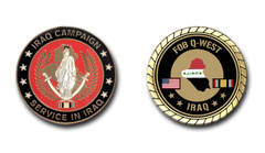 FOB Q West Iraq Service Challenge Coin