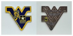 West Virginia University Mountaineer Battalion Challenge Coin 2#1