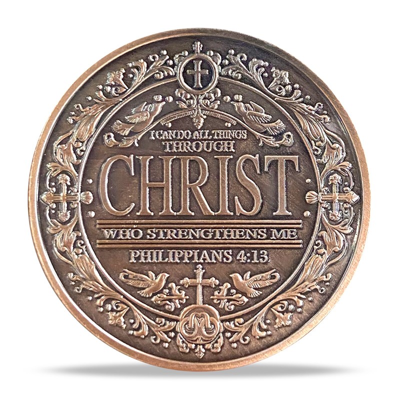 Philippians 5:13 Religious Coin Knights Templar Christian Collectible Coin 5Pcs gallery