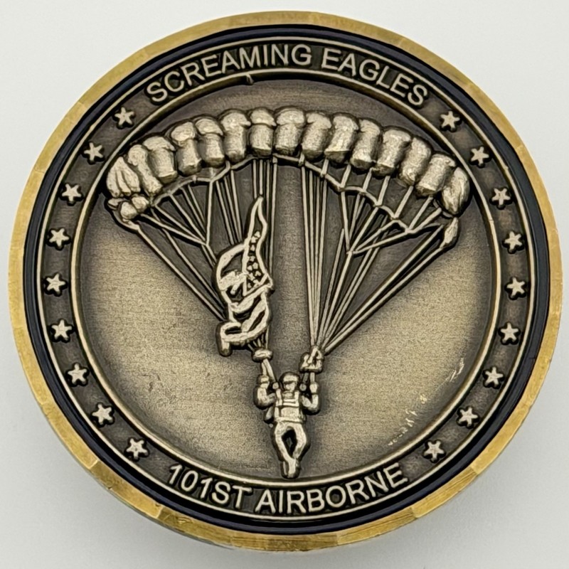 101st Airborne Division Challenge Coin Screaming Eagles Ft Campbell KY AIRBORNE gallery