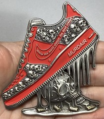💥Dope Hunter Murdair Narcotics Skull challenge coin Red Serialized #/75