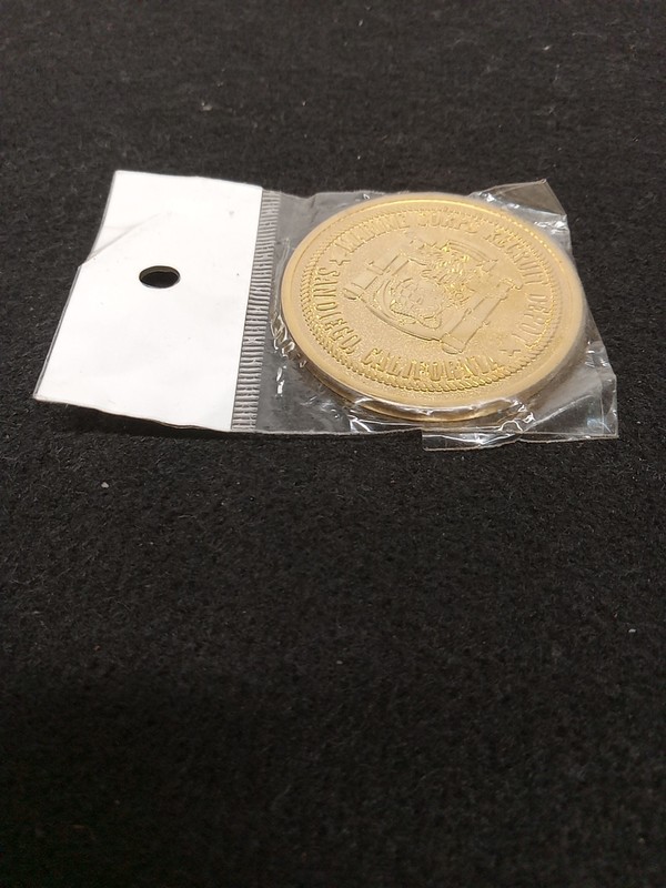 Challenge Coin Marine Corp Battalion Big Red One Recruit Depo San Diego gallery