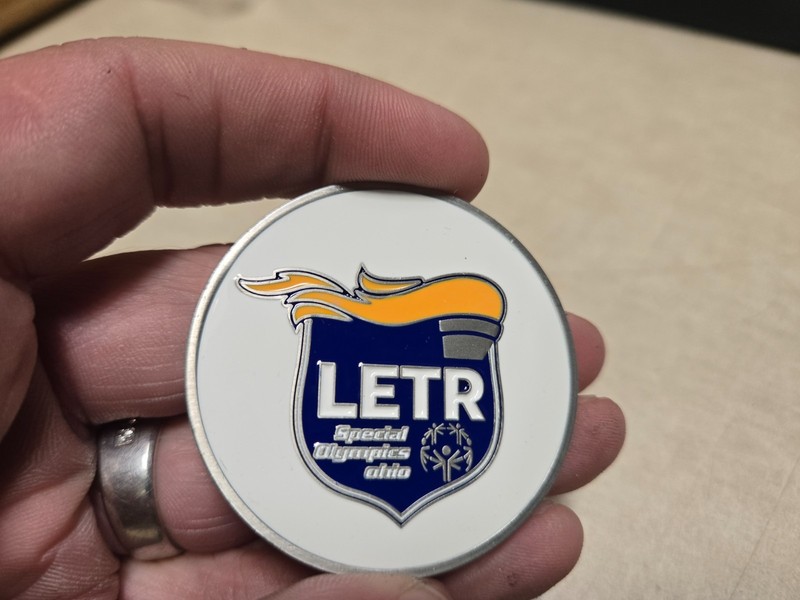 2024 LETR Special Olympics Law Enforcement Torch Run Challenge Coin Rare! gallery