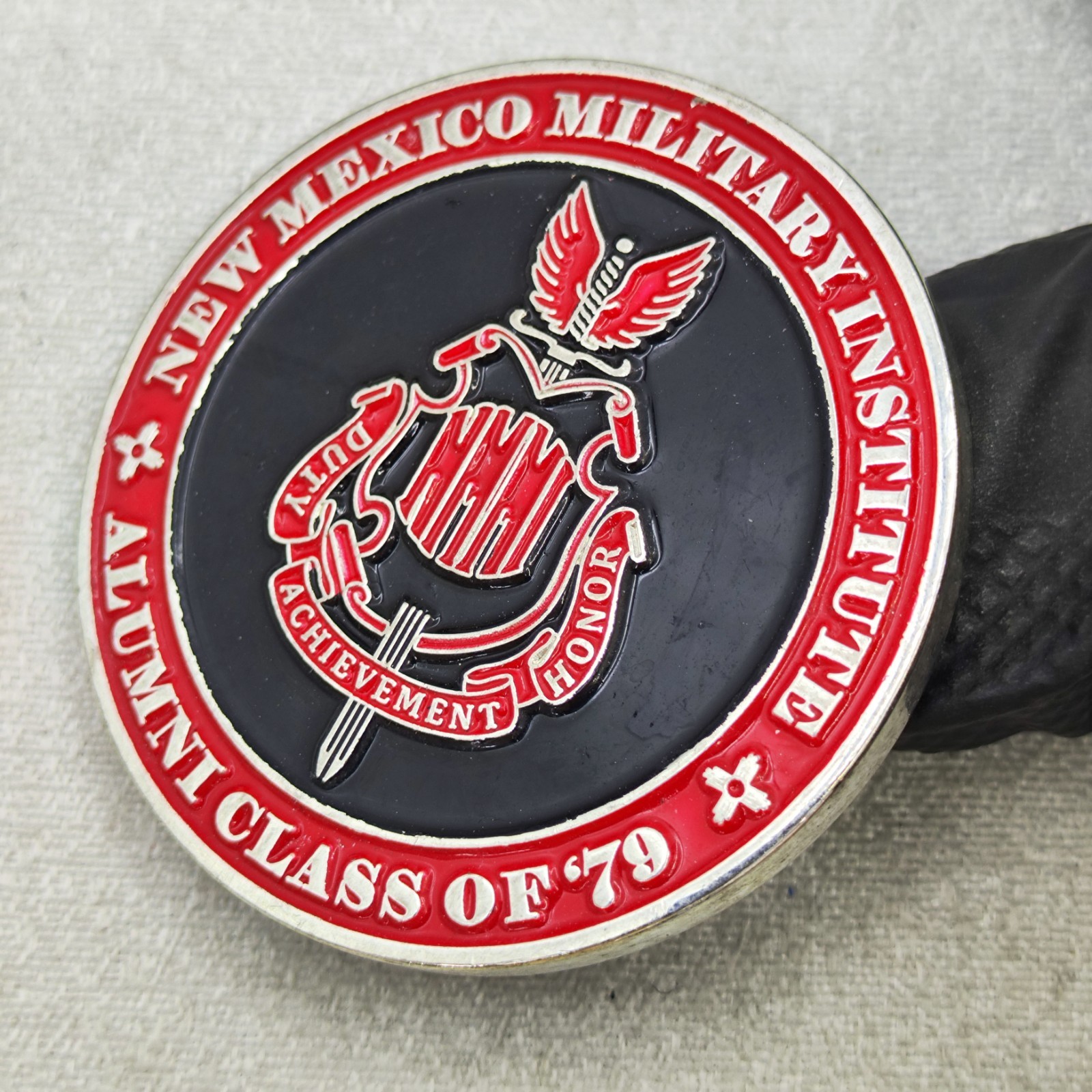 New Mexico Military Institute 1979 Alumni Roswell NMMI Challenge Coin gallery