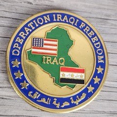 Operation Iraqi Freedom OIF Iraq Alabama Crimson Tide Roll Tide Challenge Coin