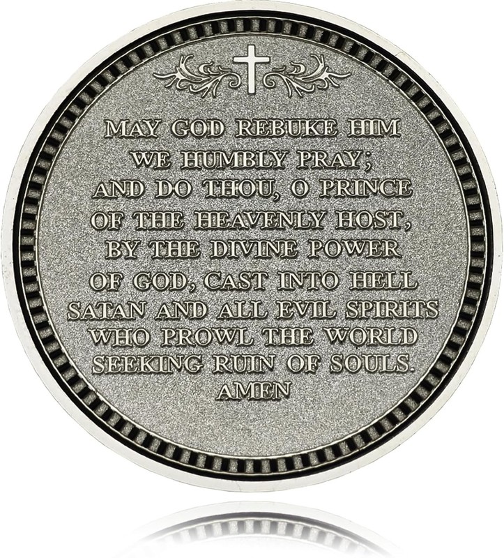 The Archangel Michael Watches Over Challenge Coin - Psalm 91:10-11Protection... gallery