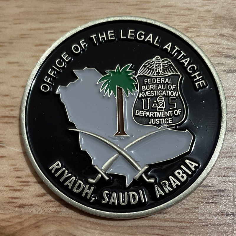 FBI Office Of The Legal Attache Kuwait & Riyadh, Saudi Arabia ChallengeCoin gallery