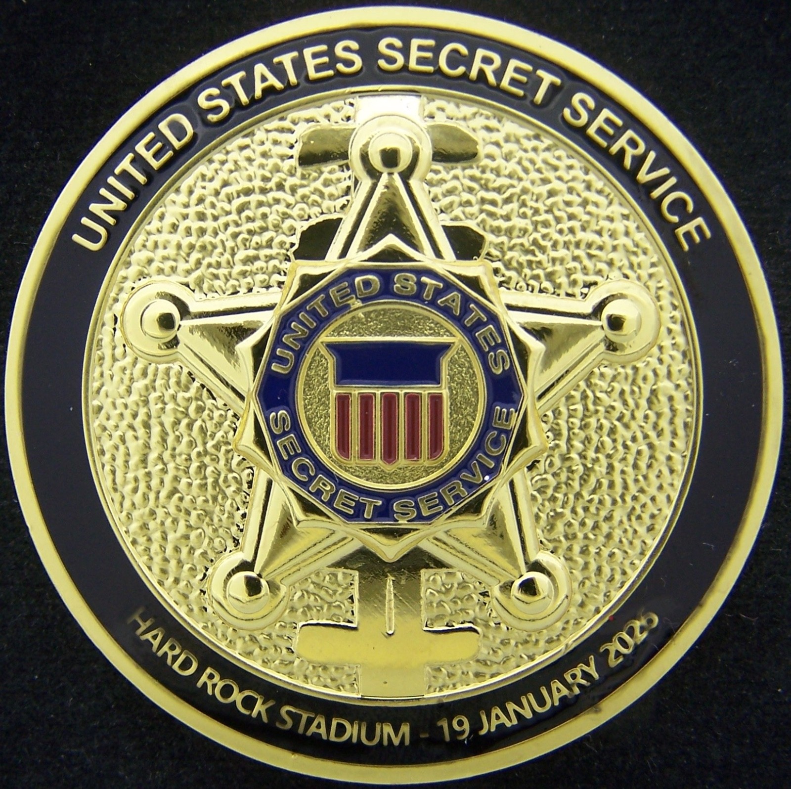Louisiana Hoosiers Miami Hurricanes 2026 Secret Service USSS Trump Coin gallery