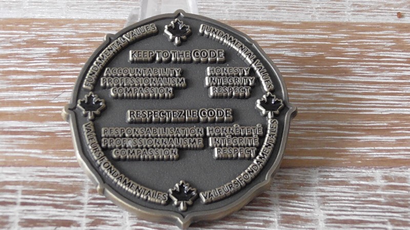 Unknown Thick Keep To The Code Cattle Skull Canadian Challenge Coin #855Y gallery