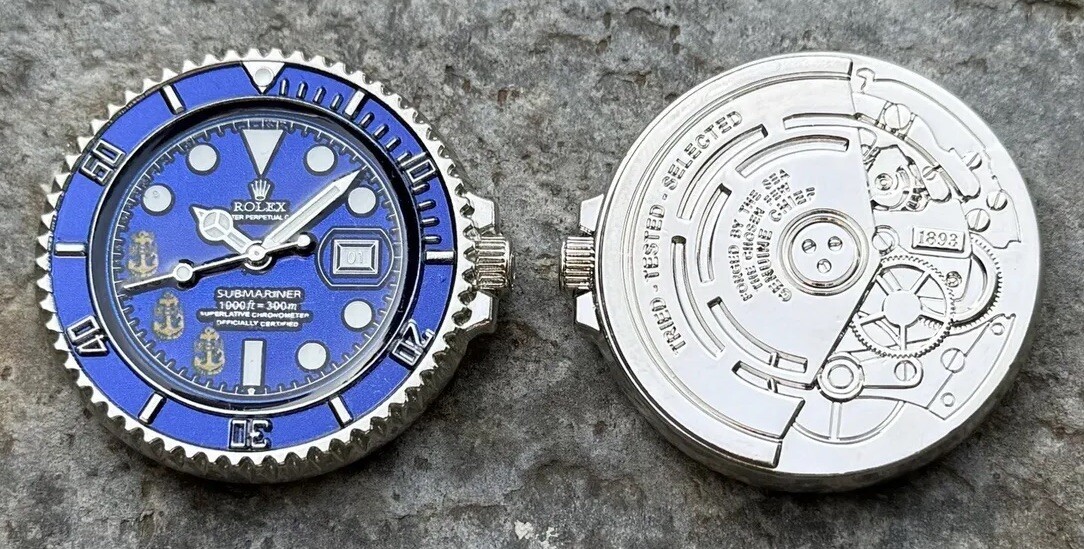 Navy Seal Team Dive SUBMARINER Watch Smurf Challenge Coin Special Forces FBI CIA gallery