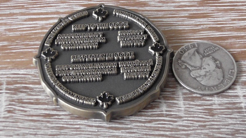 Unknown Thick Keep To The Code Cattle Skull Canadian Challenge Coin #855Y gallery