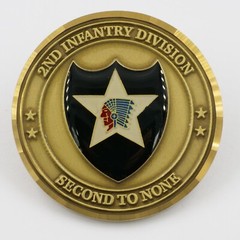[507] U.S. Army 2nd Infantry Division Challenge Coin – “Second to None”