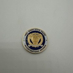 NJSP New Jersey State Police Investigations Branch – Lt Colonel – Challenge Coin
