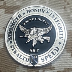 🔥 Boone County SRT SWAT Indiana Sheriff Police HIDTA Challenge Coin