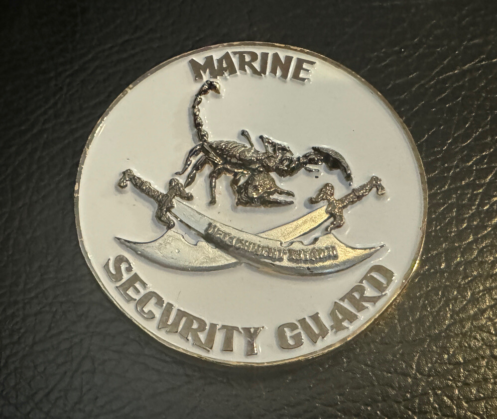 Marine Security Guard Detachment Riyadh, Saudi Arabia Challenge Coin