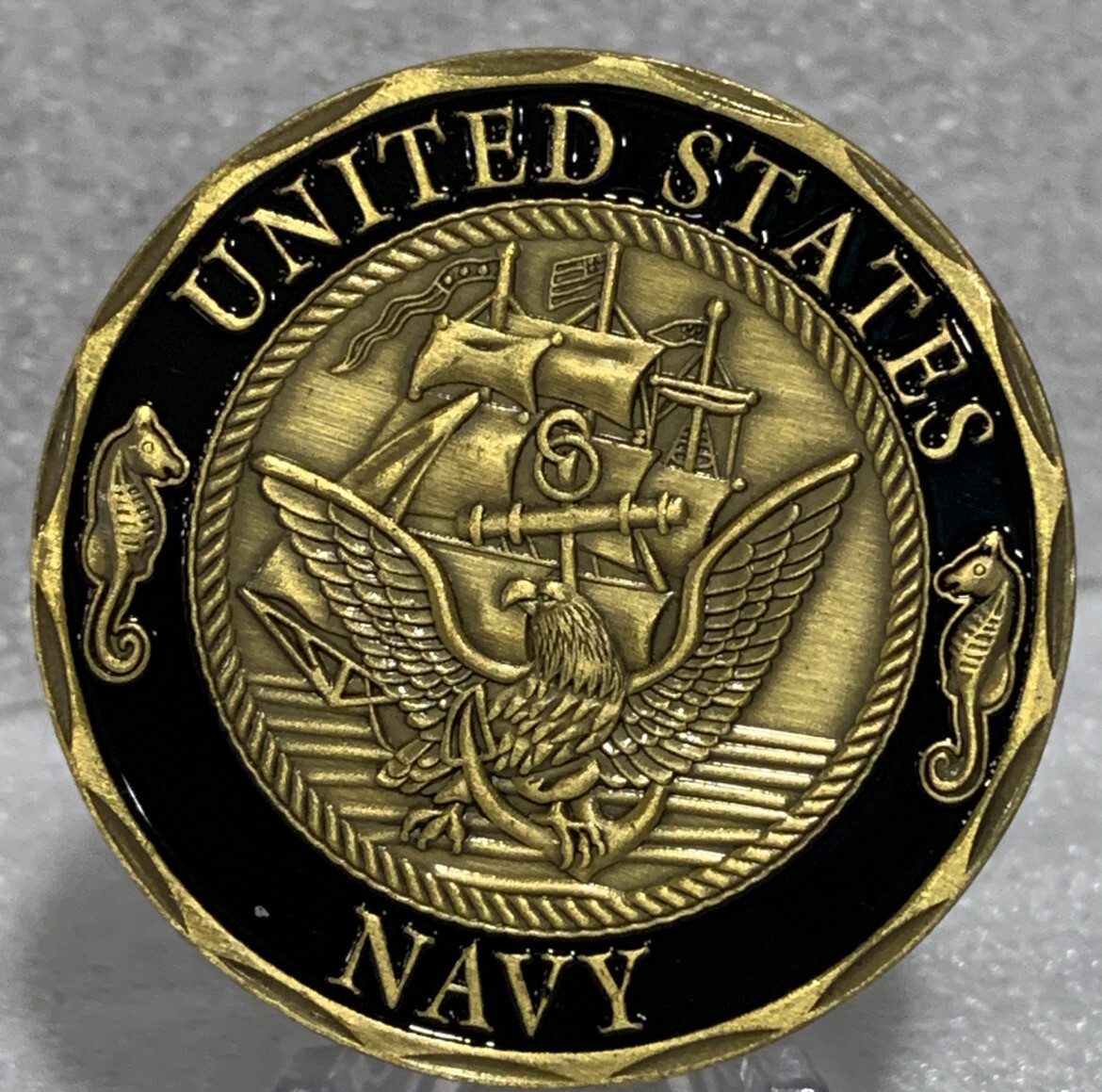 * US Navy Challenge Coin, Shellback US Navy Values Challenge Collectible Coin gallery