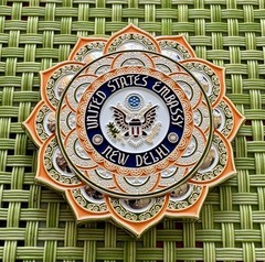 New Delhi Marine Security Guard Coin – FBI DEA ATF HSI MSG USSS Det Embassy
