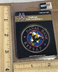 Coin- USN Naval Base Kitsap – Color Challenge Coin New In Case