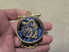 Domain of the golden dragon 180th Meridian Challenge Coin