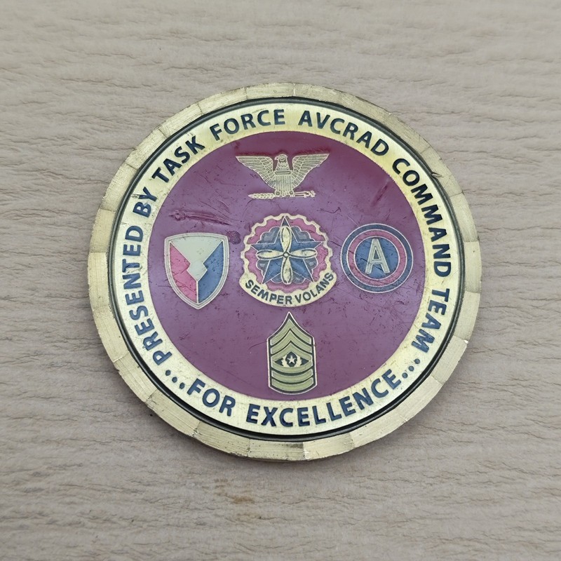 Task Force Avcrad 06-08 Afghanistan Iraq Kuwait Challenge Coin #2 gallery