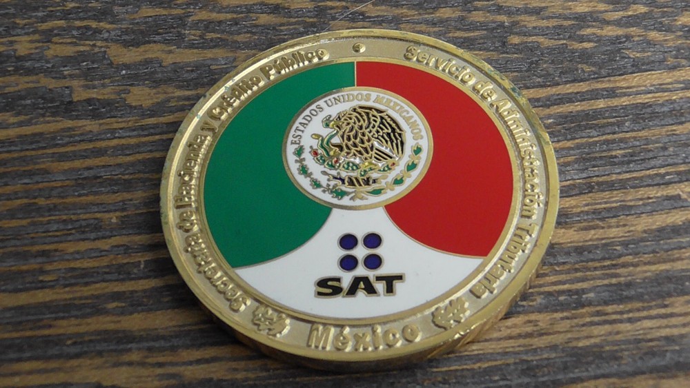 Mexico Mexican Government Ministry Of Finance AGACE Challenge Coin #536W