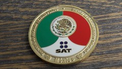 Mexico Mexican Government Ministry Of Finance AGACE Challenge Coin #536W