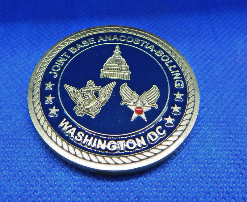 ANACOSTIA-BOLLING JOINT BASE WASHINGTON, D.C.~U.S. CAPITOL~ 1.75" CHALLENGE COIN gallery
