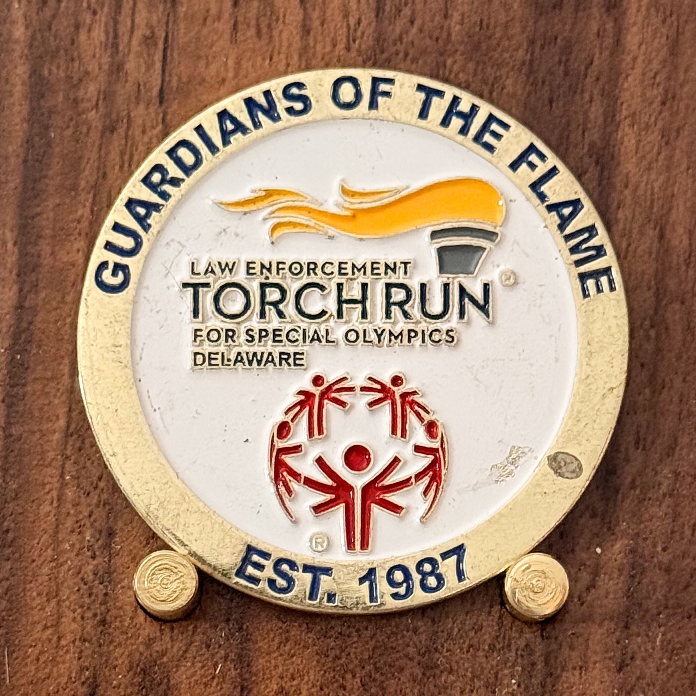 Delaware ATF Torch Run Special Olympics Challenge Coin 1#28 gallery