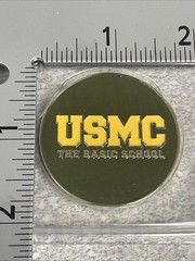 Coin – USMC Green – The Basic School – New In Case – Licensed