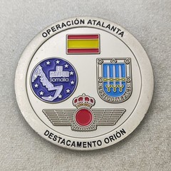 Spain Challenge Coin Operación Atalanta Eunavfor Somalia Orión Djibouti #2