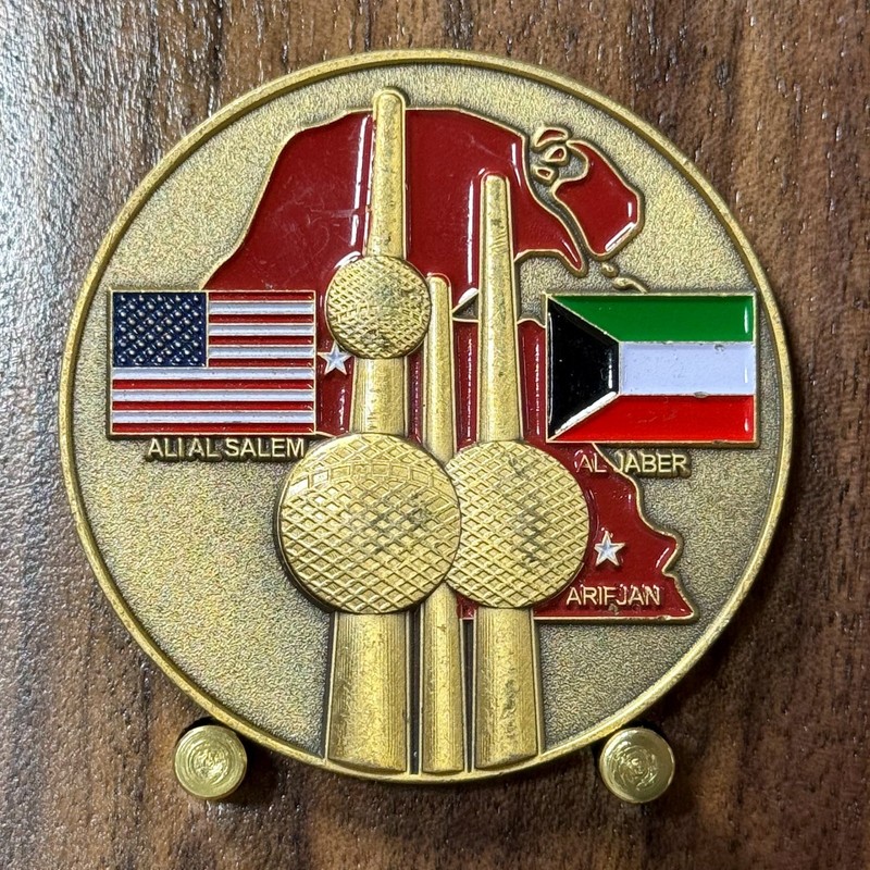Operation Inherent Resolve Kuwait Ali Al Salem Air Base Challenge Coin M#5 gallery