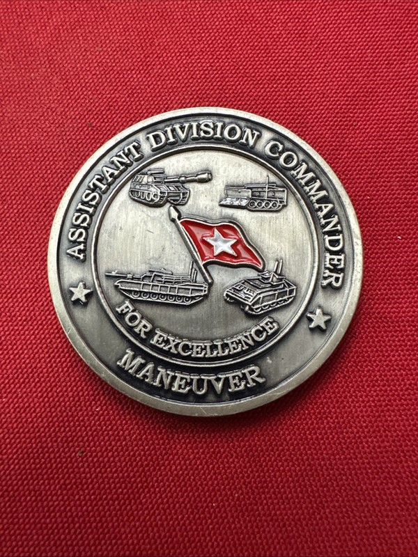 Army Challenge Coin 24th Infantry Division Assistant Division Commander E451 gallery