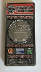 FBI Federal Bureau Of Investigation Newark Division Cyber TF Challenge Coin